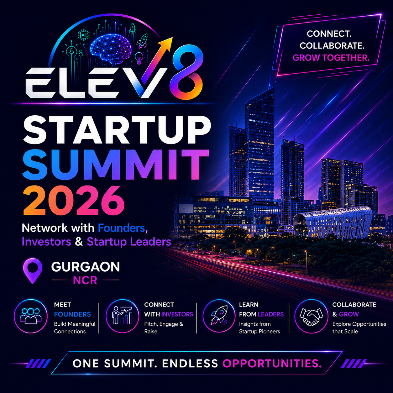 Startup Summit 2026 – Monsoon Edition | Connect with Founders, Investors & Startup Visionaries in Gurgaon NCR