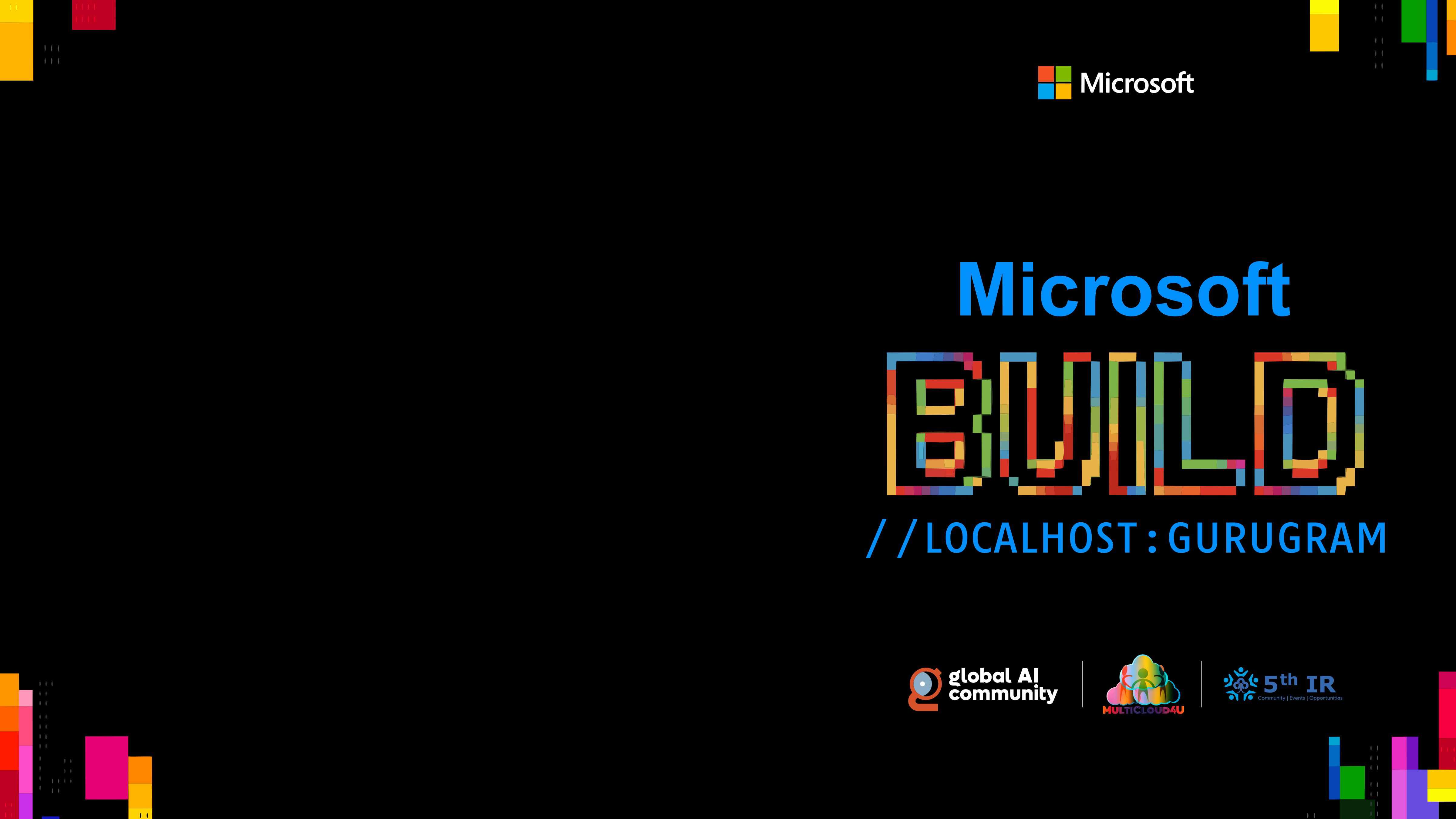 Microsoft Build //localhost:Gurugram
