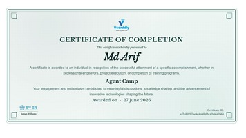 Attendees Certificate