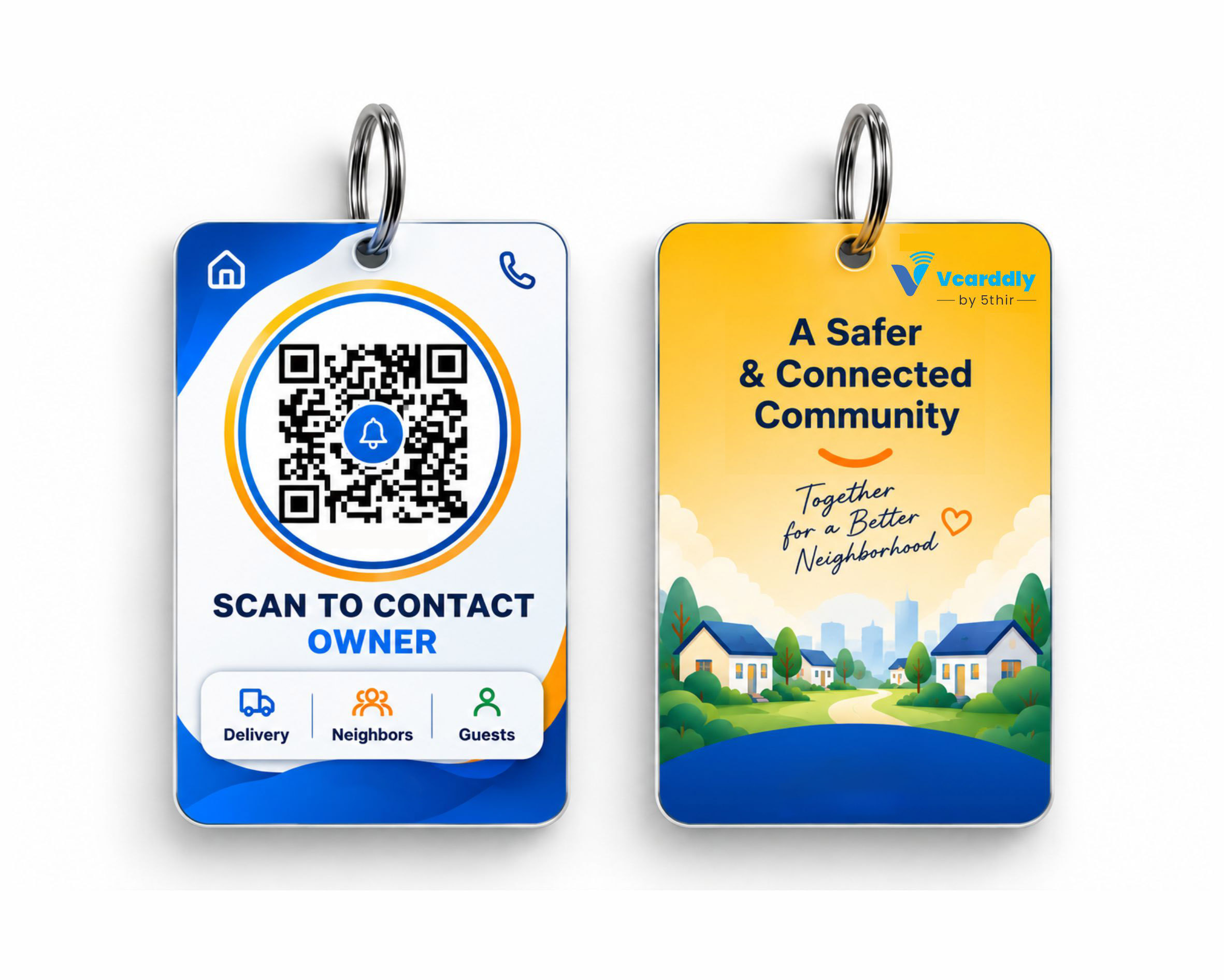 Courier At My Gate QR & NFC Tag