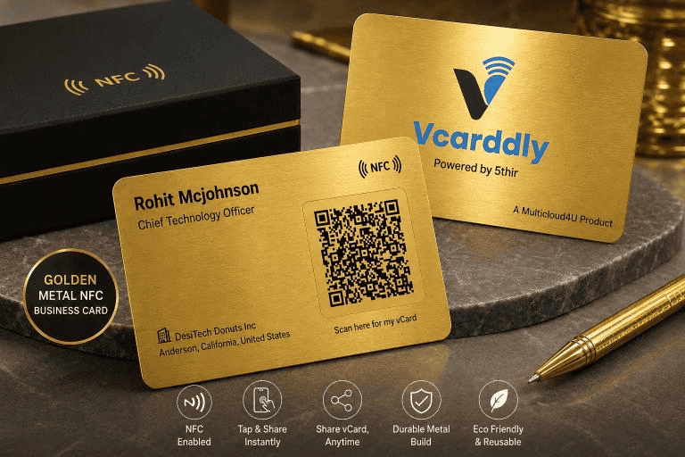 Imperial Gold Metal NFC Card
