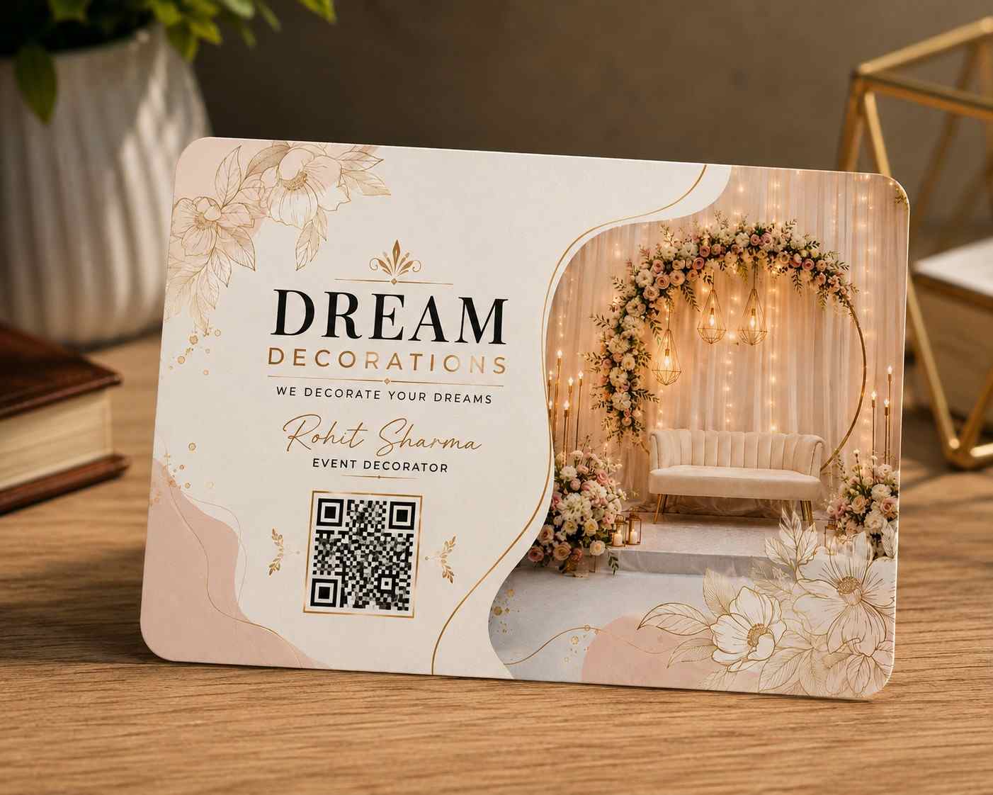 Event Decorator Digital QR Business Card