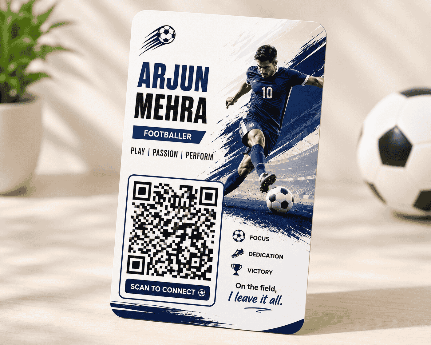 Football Player Card