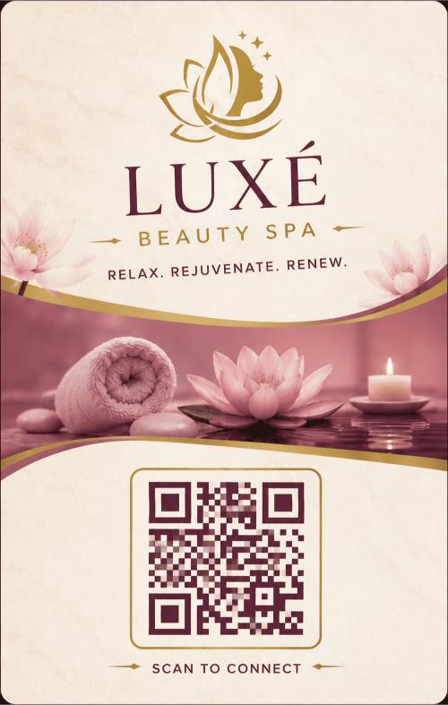 Luxury Beauty Spa Card