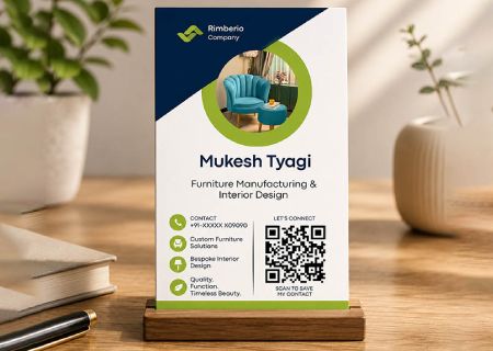 Modern Green Identity Card