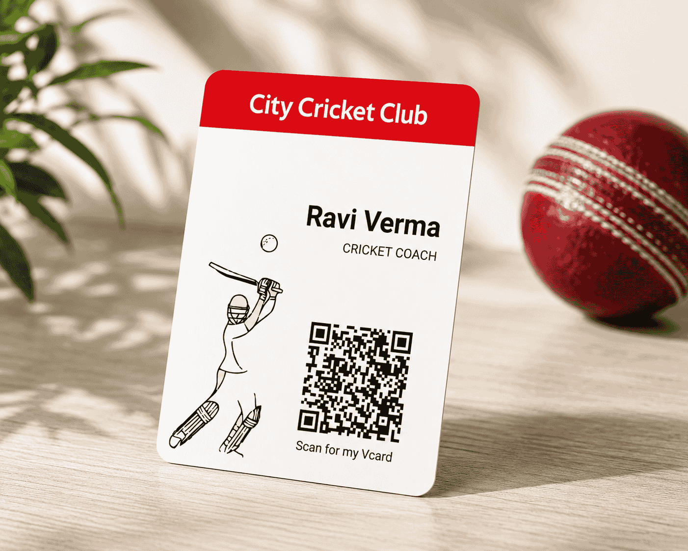 Cricket Club Card