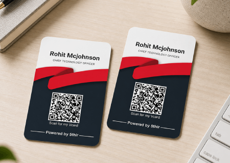 Red Curve Card